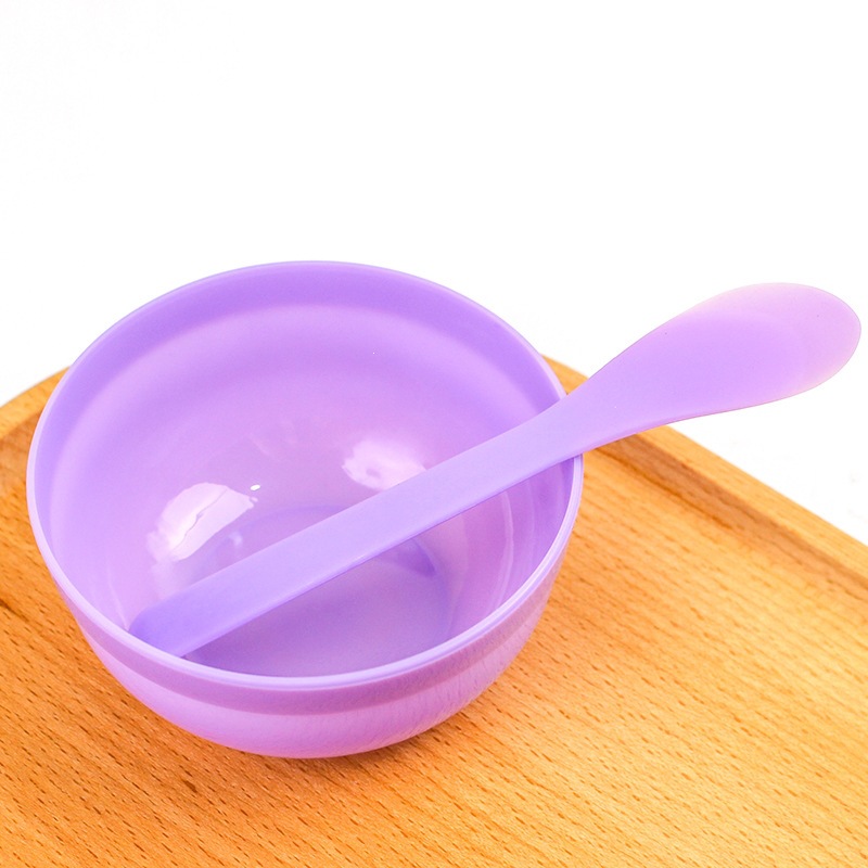 Herramientas de máscara facial 3 # máscara facial bowl varilla de máscara de maquillaje bowl de plástico varilla de plástico cuchilla de raspador de belleza