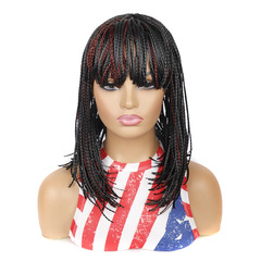Hairpiece Braids False Hair Female Short Bob Haircut Synthetic Braids Short Hair Head Covering Wholesale