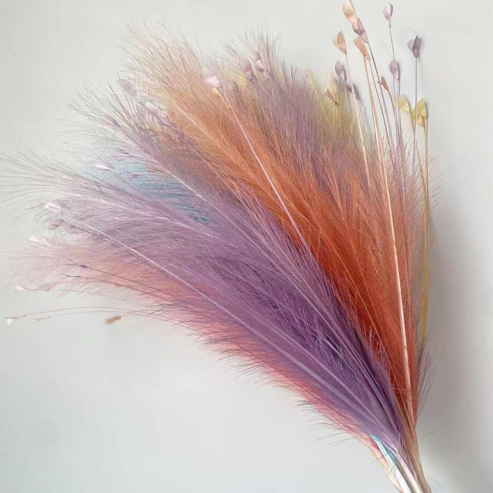 Flores imitación de malaconia caña jardín eterno paisajismo decoración casera decoración de bodas fuegos artificiales caña