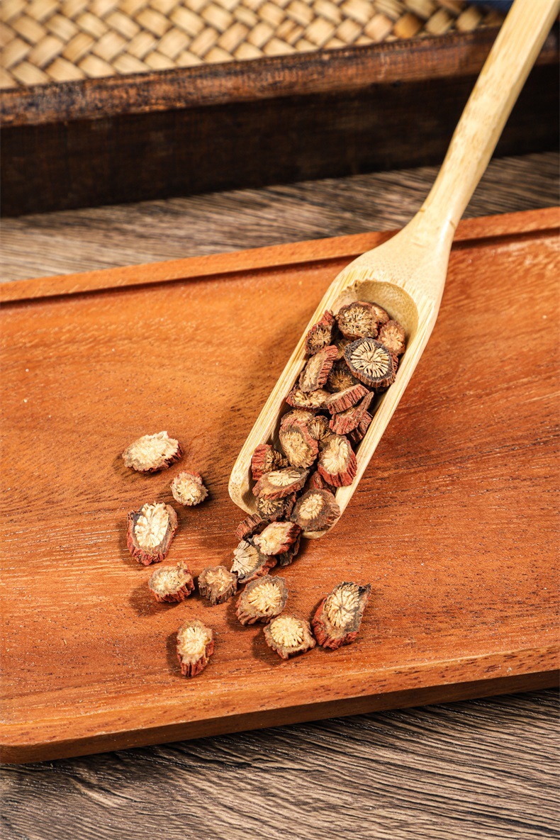 Dried Dan Shen Red Sage Slices 500g Salvia miltiorrhiza Root for Decoction and Herbal Tea quality and texture