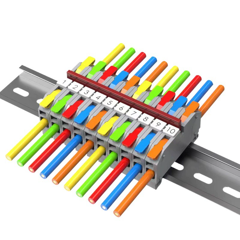 Клемма проводки UK направляющая клемма быстрой проводки LT-6 разъем 0,5-6 квадратных метров