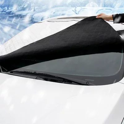 Car snow shield protect against freezing, snow, frost