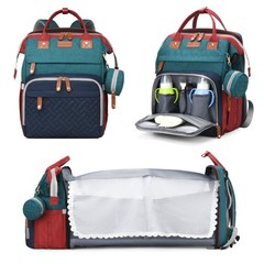 TOP ママバッグ クロスボーダー Amazon ベビーベッドベッドコンパートメントデザイン付きの売れ筋ママバッグ お出かけ用 ママとベビーバッグ