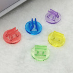 新款20mm透明塑料底座圆形卡座纸牌夹桌游玩具配件立牌夹玩具配件