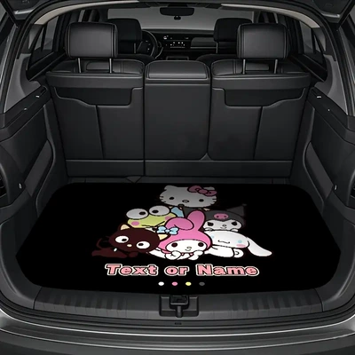 Dirt-resistant Wear-resistant Car Mat, Trunk Mat - a-trunk-mat-21-75100cm-crystal-velvet