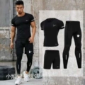 Classic hook black reflective strip three-piece set