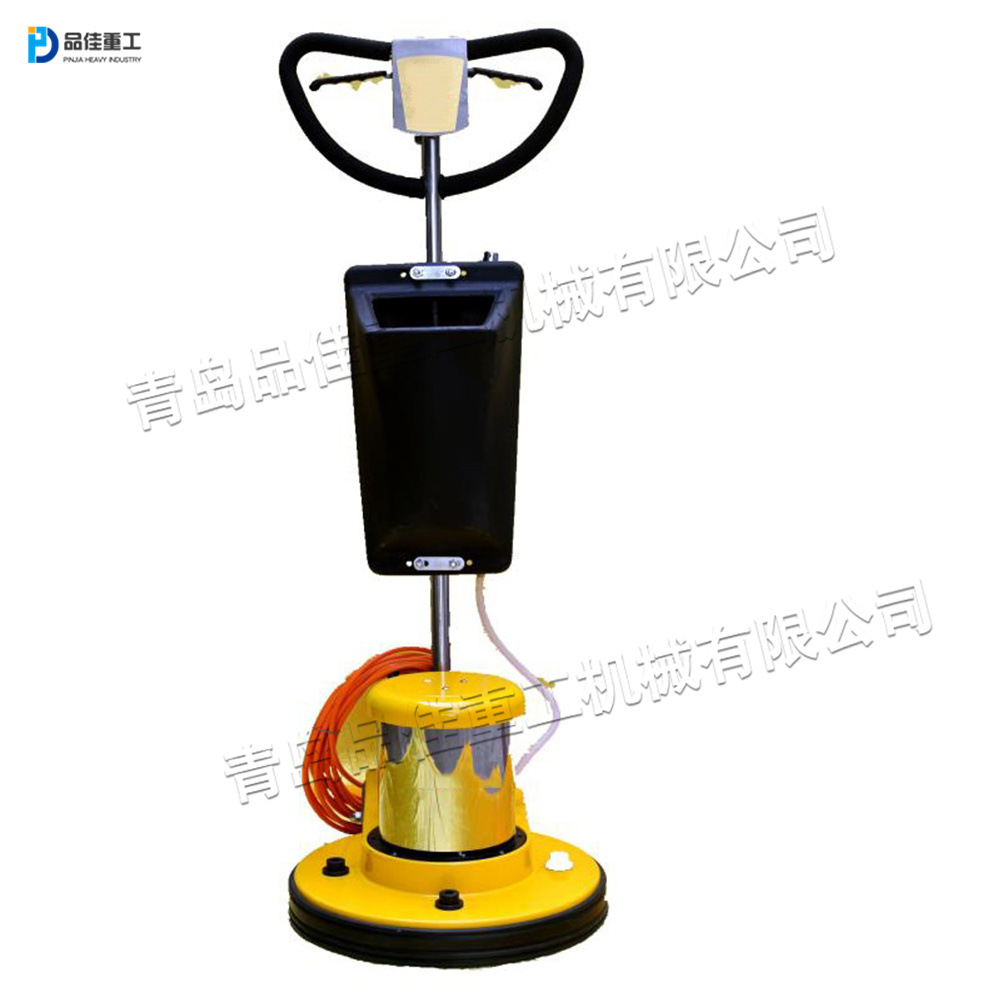 手推式电动洗地设备 工业车间地坪清扫机 酒店大理石地面刷地机