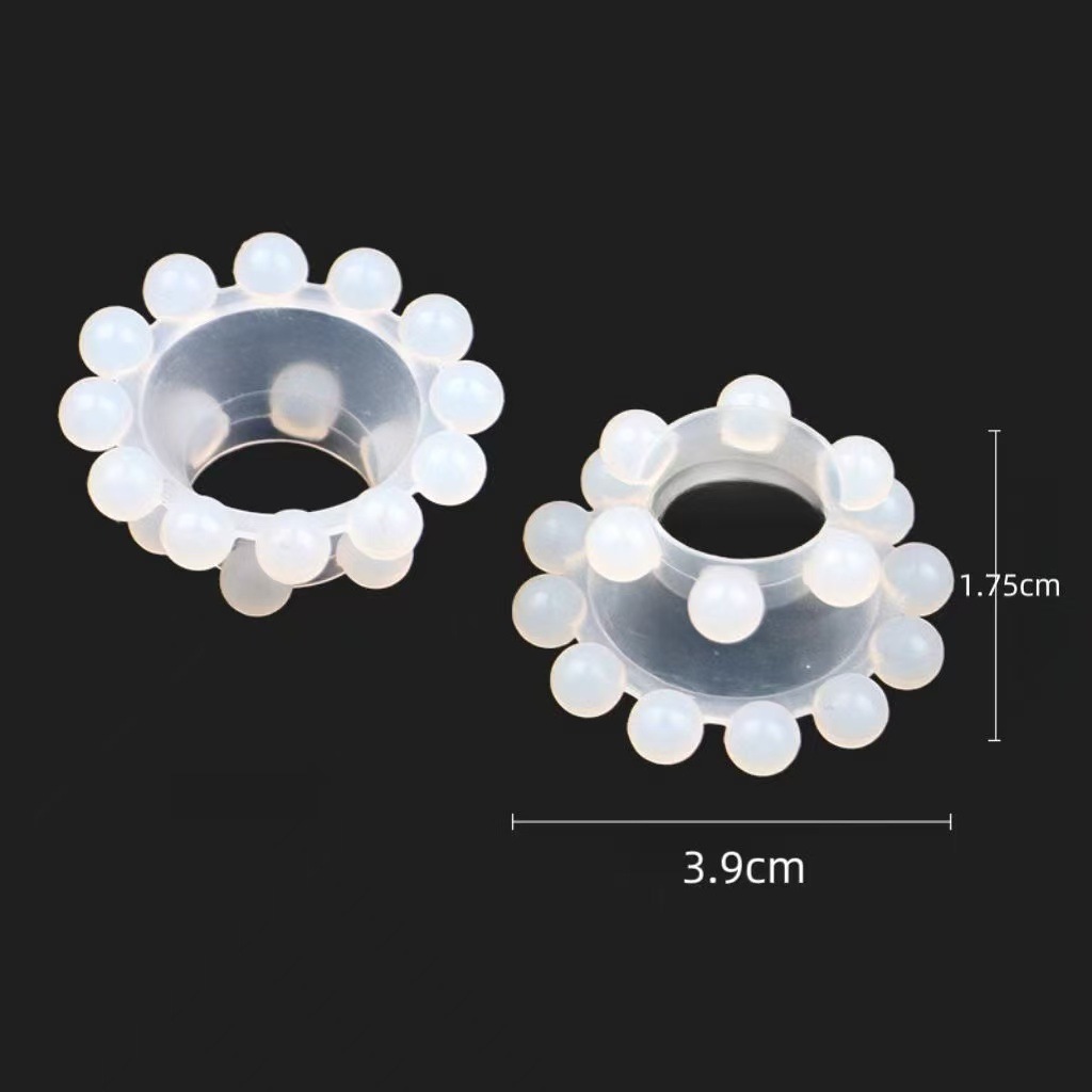 Anillo de cerradura de perlas para hombres Anillo de cerradura de perlas de sexo Cubierta de cerradura de ojos de oveja Juguetes sexuales Dientes de lobo Productos para adultos