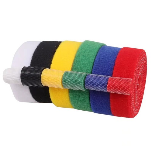 Colorful Velcro cable organizer data cable storage computer Velcro cable tie cable tie desktop winding fixed