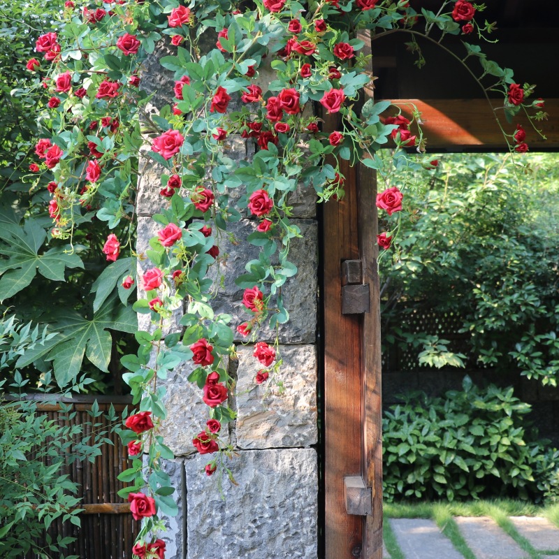 Simulation Rose Vine Rose Rose Vine Rose Flower Vine 1.2 meters…
