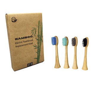 Electric bamboo toothbrush head factory direct electric bamboo toothbrush head biodegradable bamboo teeth edible environmental protection coating