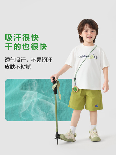 Right European boys 'shorts, summer quick-drying middle pants, 2026 new children's clothing, children's summer clothes, thin boy's clothing