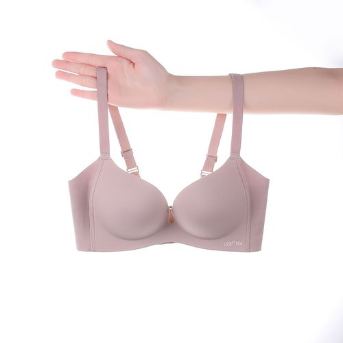 Seamless small breast push-up bra for women without wires, soft support, breast reduction, anti-sagging, sexy hollow bra