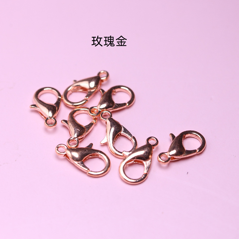 Diyアクセサリー部品亜鉛合金ロブスターバックル/チェーンバックル/ネックレスバックルメーカー現物供給