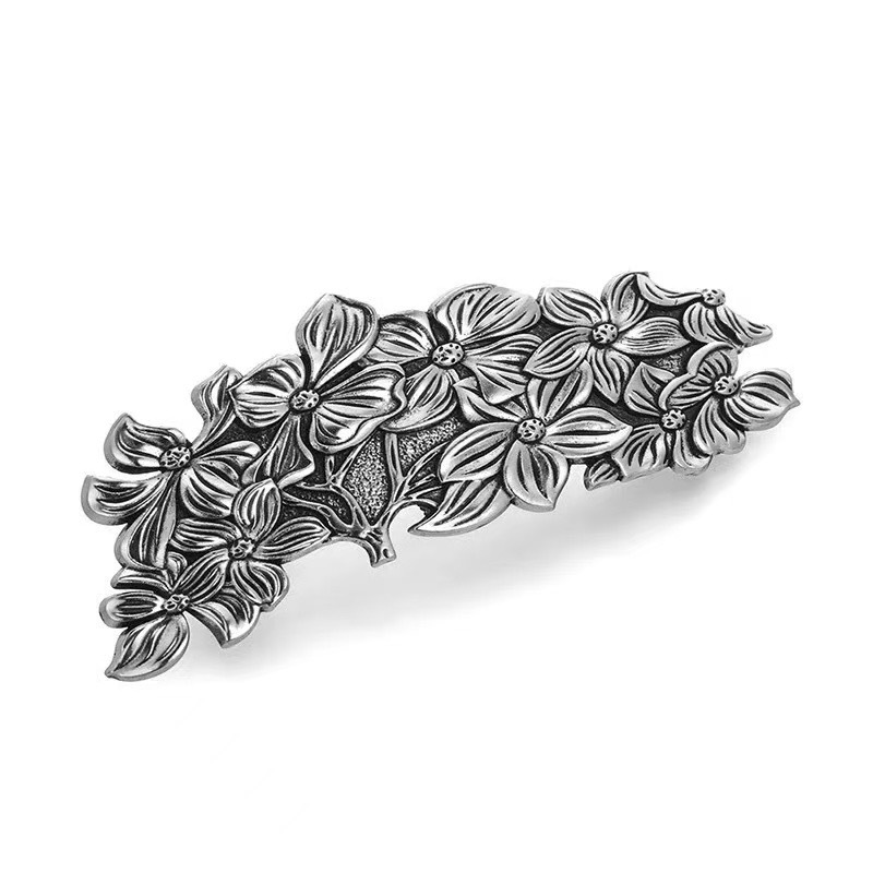 2024 Nuova tendenza Costume Retro Accessorio in lega Donna Stile antico Primavera Moda europea e americana Top Fermaglio per capelli_voghion.com