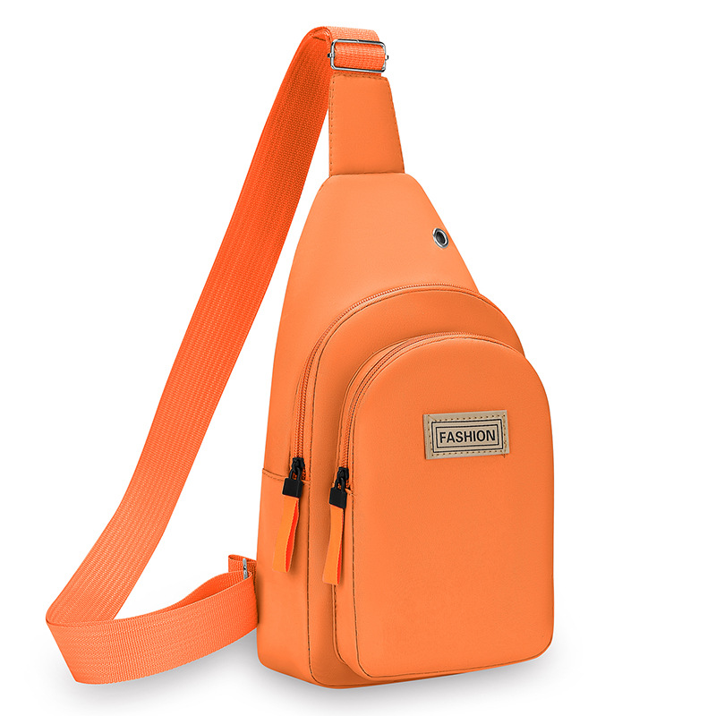 Bolso de pecho para mujer de nuevo estilo Bolso de tela Oxford ligero de moda Bolso de hombro deportivo de ocio coreano Bolso de mensajero de pecho de todo fósforo