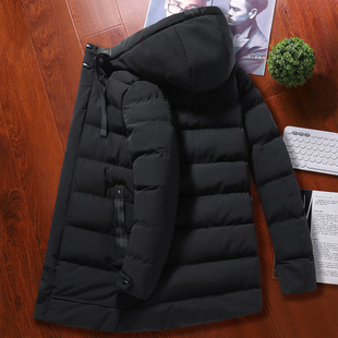 Customized Logo Cotton Outwear 2024 New Outdoor Men's Jacket Casual Jacket Autumn and Winter Cardigan Thickeneded Cotton Outwear Gray