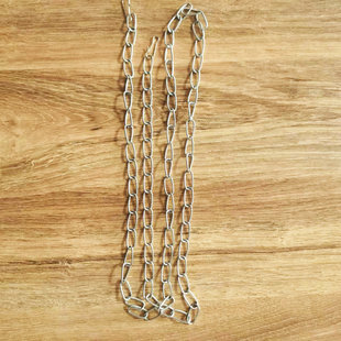 Customized length chain binding woven trailer traction chain fence clothes long ring ring chain