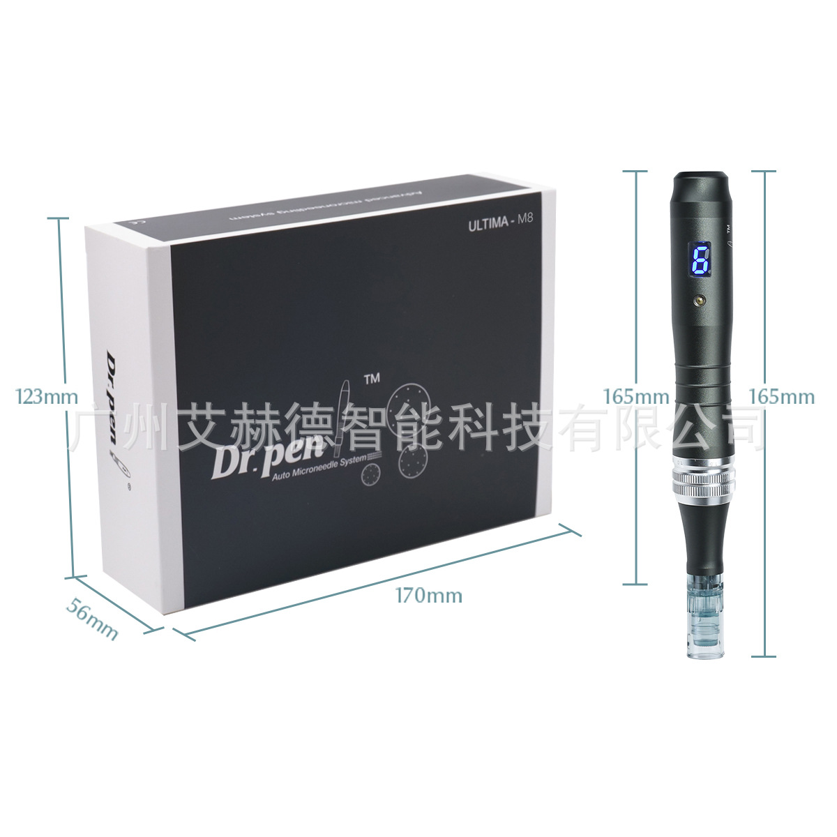 Dr.pen M8 eléctrica microneedle exosoma instrumento de importación belleza volando instrumento de transporte M8S microneedle instrumento de importación