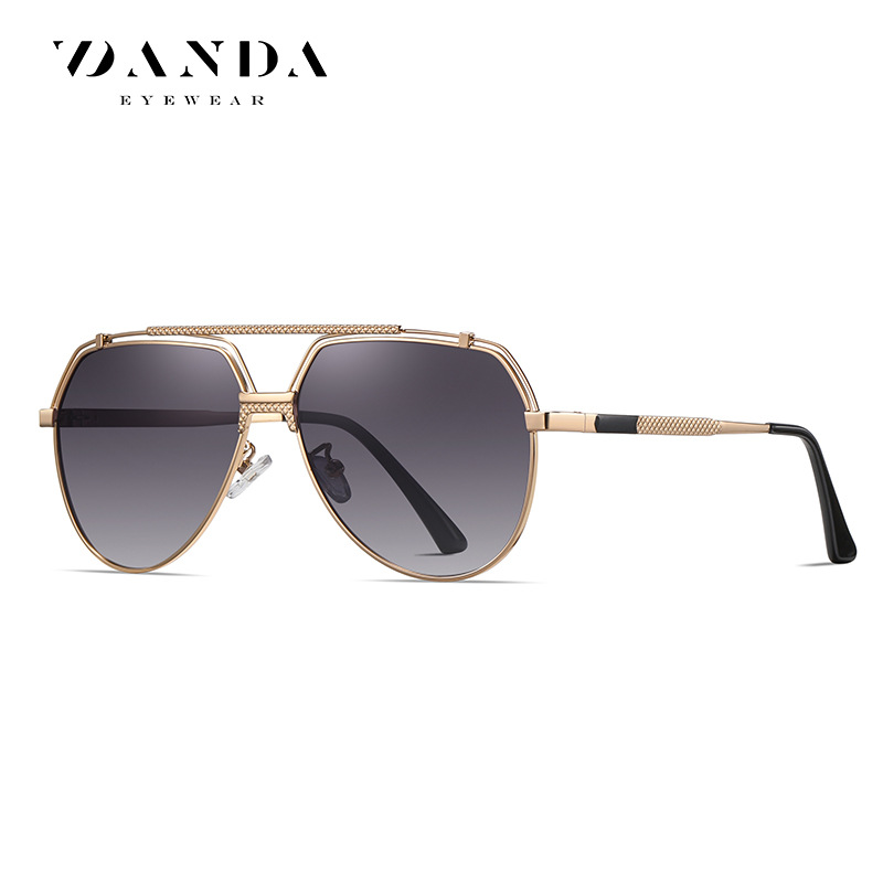 Nuevo doble haz gafas de sol polarizadas JS8554 moda hombres conducción gafas de sol al aire libre pesca gafas de sol