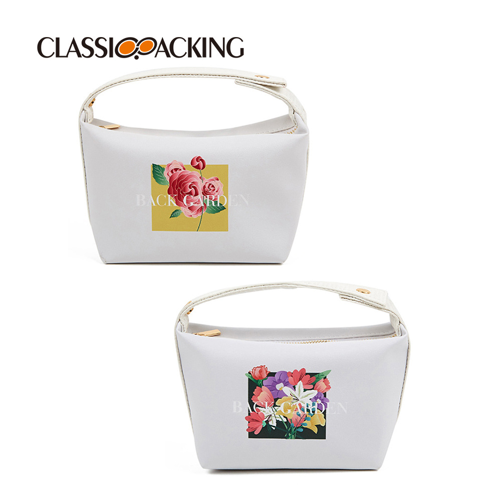 Simple japonés bolsa de cosméticos de gran capacidad de alto aspecto de cuidado de la piel Portátil Bolsa de almacenamiento de productos de viaje al aire libre