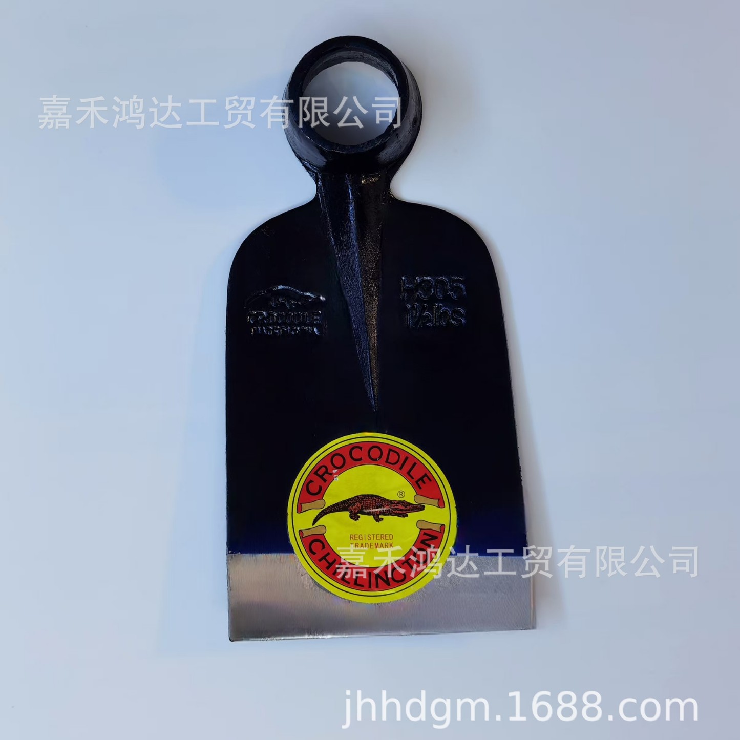 出口非洲 H305 1.5LB 鳄鱼圆标 高品质HOE  道硅钢锻压 锄头