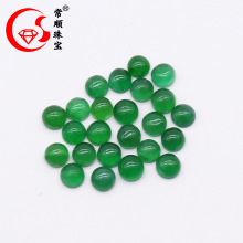 天然a货翡翠戒面圆形宝石危地马拉翡翠素面危料蓝水翡翠镶嵌批发