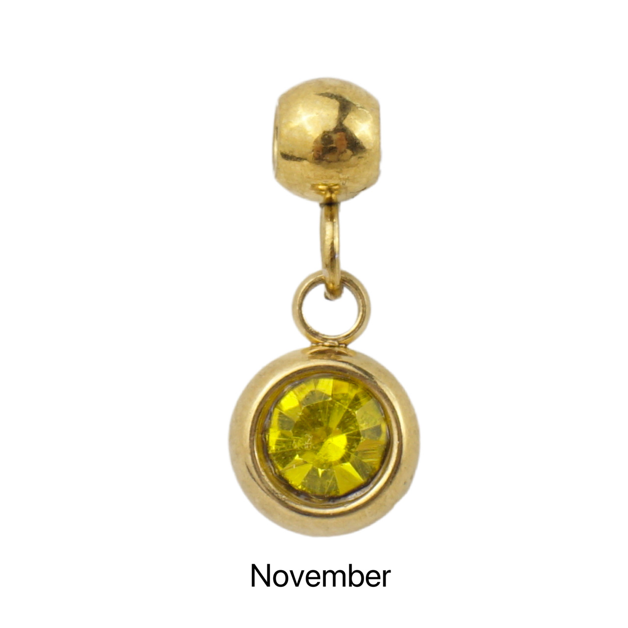 10g Weight Pendant Jewelry Making Type Birthstone Inlay Material DIY Jewelry Accessories Classification 5 PCS/Package Quantity 304 Stainless Steel Material Round Pattern All Seasons Season Simple Style Style 5 PCS/Package 304 Stainless Steel Birthstone Round Pendant 4