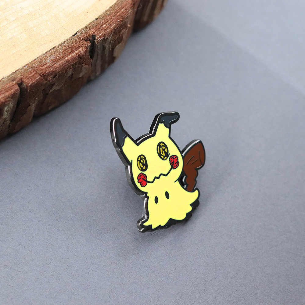 Pokémon Mimikyu Brooch Cartoon Character Enamel Badge Anime Peripheral Pin Backpack Pin