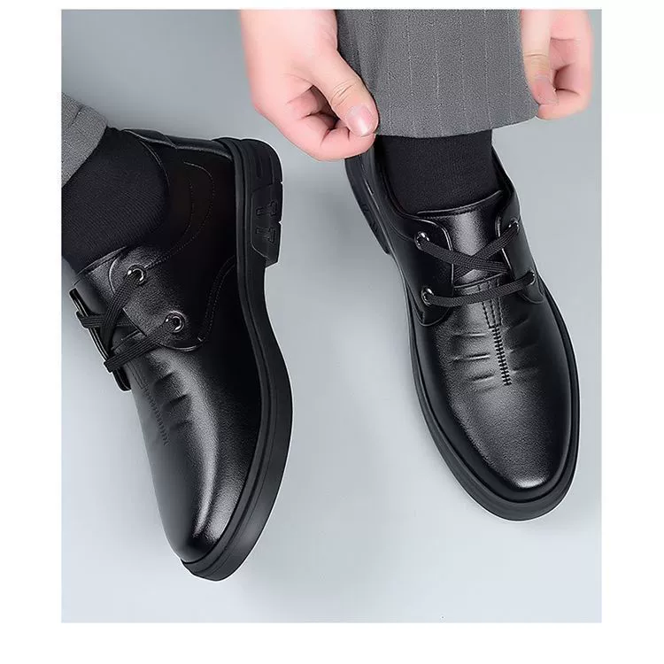 Классическая повседневная мужская кожаная обувь