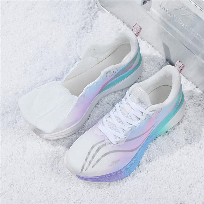 Chitu 8Pro Marshmallow Running Shoes Winter Fleece-Lined Men's Professional Racing Sports Student Flying Electric 5C Sports Running Shoes