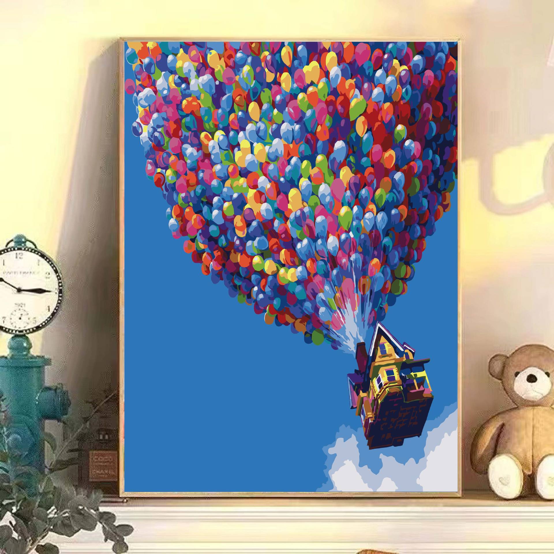 Pintura al óleo digital hecha a mano diy relleno sala de estar decoración de pintura colgante arte relleno pintura al óleo al por mayor