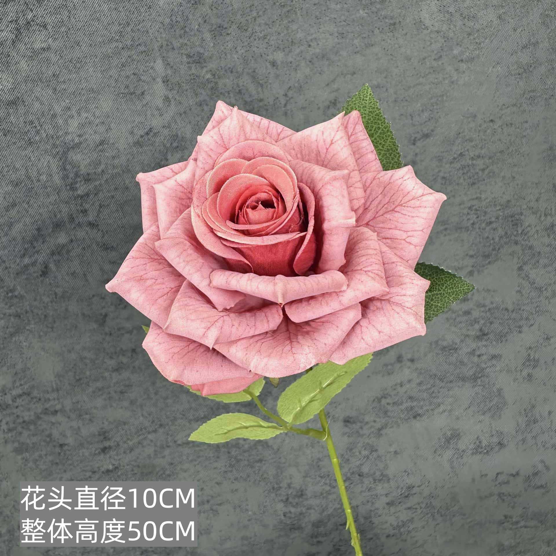 Flor de rosa simulada franela de una sola mano cascada de rosas flor simulada boda decoración del hogar decoración flor falsa al por mayor