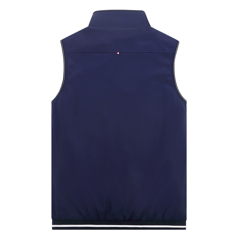 ケンディサメ男性春秋冬綿馬甲薄手カジュアル馬挟み男性ファッションベストコート601