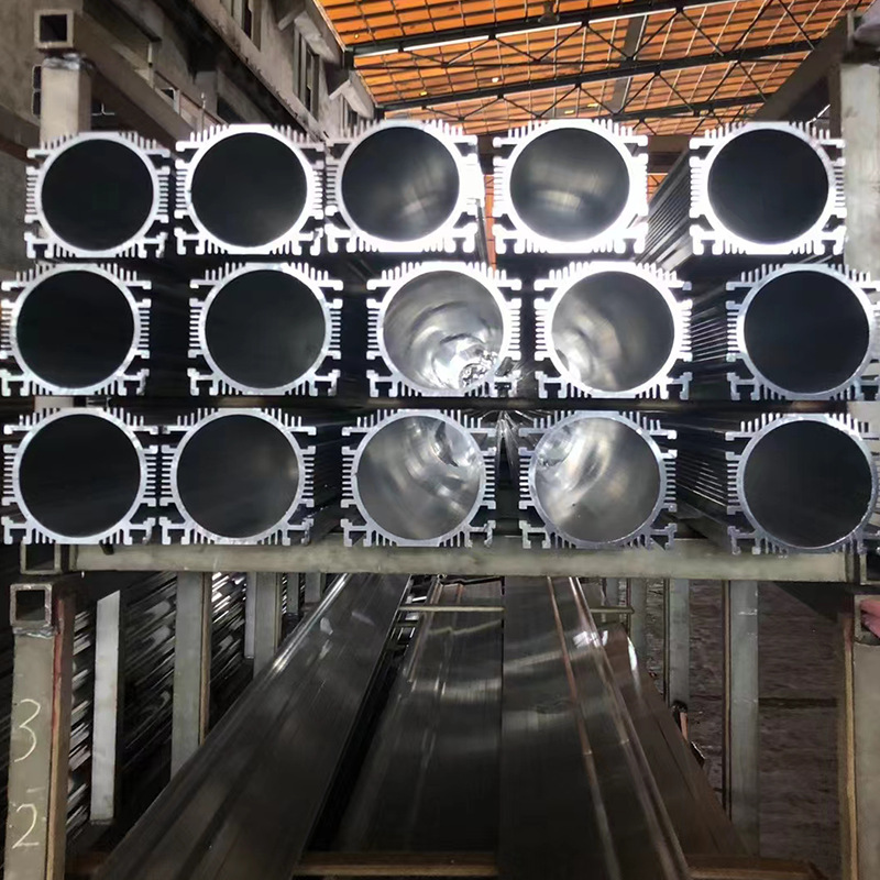 工业铝型材多孔铝管铝挤压挤出加工散热器工业多孔异型铝型材