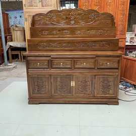 藏式实木中堂佛台家用多层桌子供台神台供佛三层佛柜香案供桌佛龛