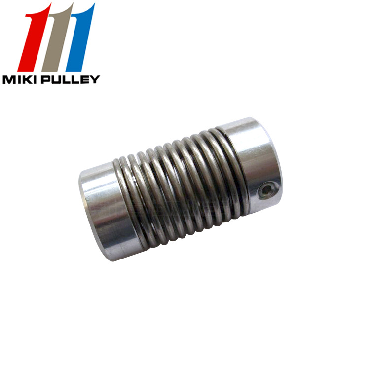 供应mikipulley三木LM-14高挠曲性联轴器 不锈钢线螺旋弹簧交期快