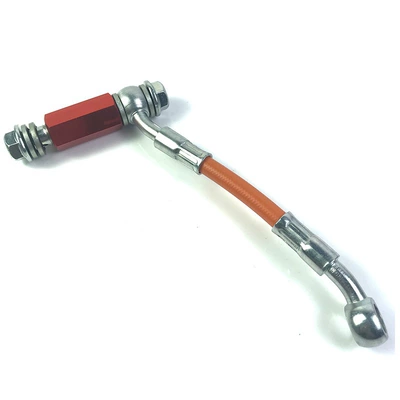 Other brake systems: hose extension seat brake - orange-double-through-15cm-tubing-with-screws