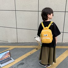 儿童时尚双肩包2022新款时尚背包包字母日系韩国幼儿园宝宝学生包