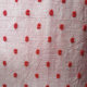Polka dot jacquard cloth cotton three-dimensional small wool ball polka dot jacquard cloth sand wash yarn-dyed jacquard cut flower cloth wholesale