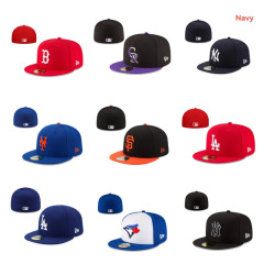 アメリカプロ野球連盟世界試合NY野球チームサイズ記念帽子立体刺繍閉口帽子