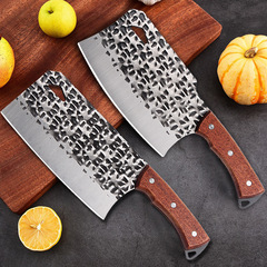 Hottest live streaming Yangjiang chef's knife, bone-cutting knife, kitchen sharp meat knife, chopping knife, street vendor, running the world, forging chef's knife.
