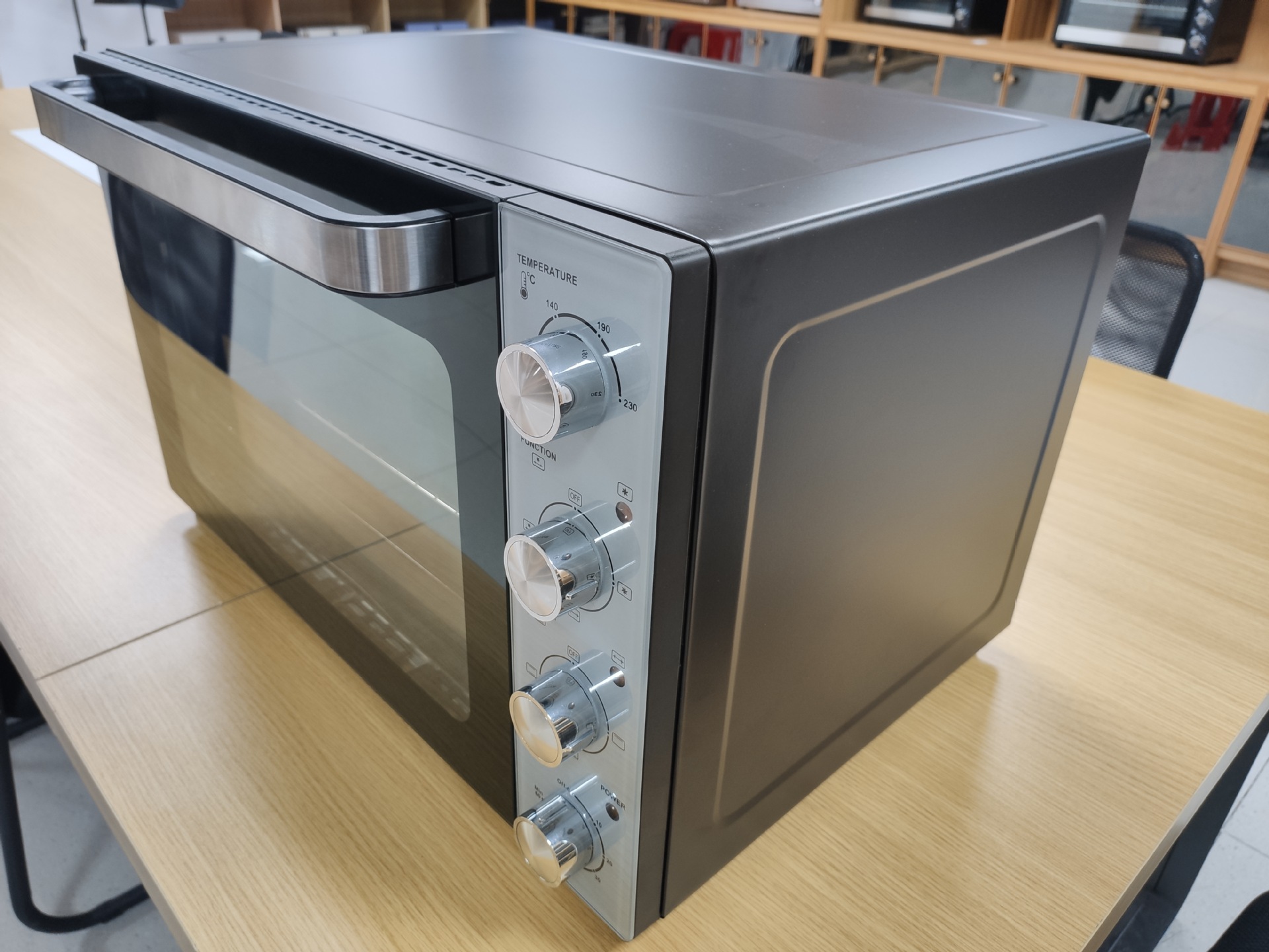 58L horno doméstico comercio exterior europeo gran capacidad horno de convección multifuncional CE fábrica personalizada KE58
