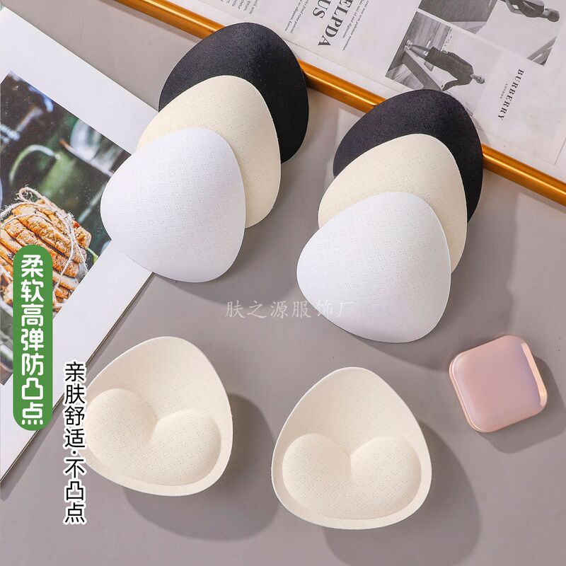 Heart-Shaped Bra Pads, Sports Bra Inserts, Thickened Push-Up Bra Cup Pads, Swimsuit Yoga Wear Lining Replacement Pads Heart-Shaped Bra Pads, Sports Bra Inserts, Thickened Push-Up Bra Cup Pads, Swimsuit Yoga Wear Lining Replacement Pads