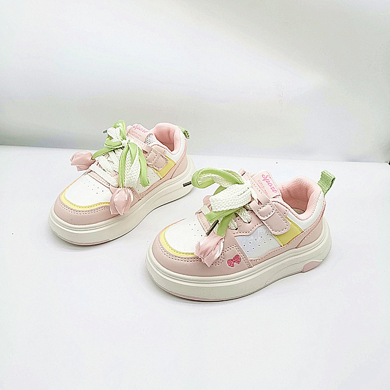 Otoño nuevo 2025 cuero impermeable para niños grandes zapatos para niños varones y mujeres Velcro super ligero zapatos de skate