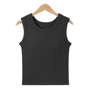 2024 New Spring and Summer Wide Shoulder Vest Wear-Free Bra with Chest Pad Base Top Women's Spice Girls Outer Wear Vest
