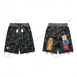 BAPE Shark Basketball Shorts Mesh Black Camo