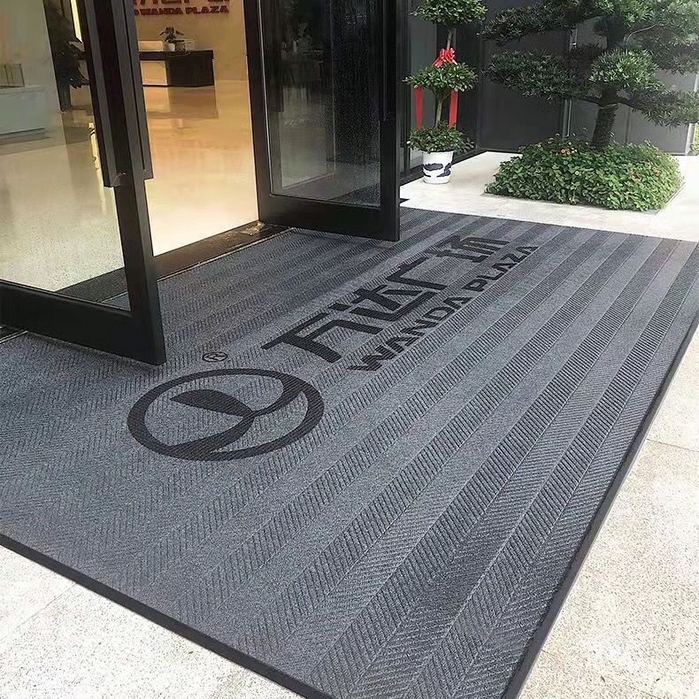 가져온 두꺼운 데니어 타이어 패턴 중간 회색