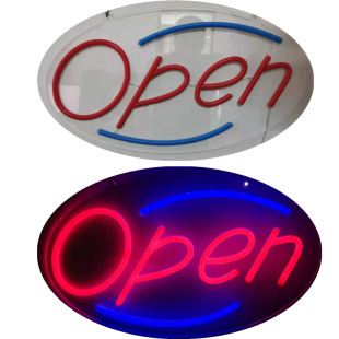 ULCE certified LED NEON NEON Billboard acrylic modeling light OPEN transparent luminous sign rainproof