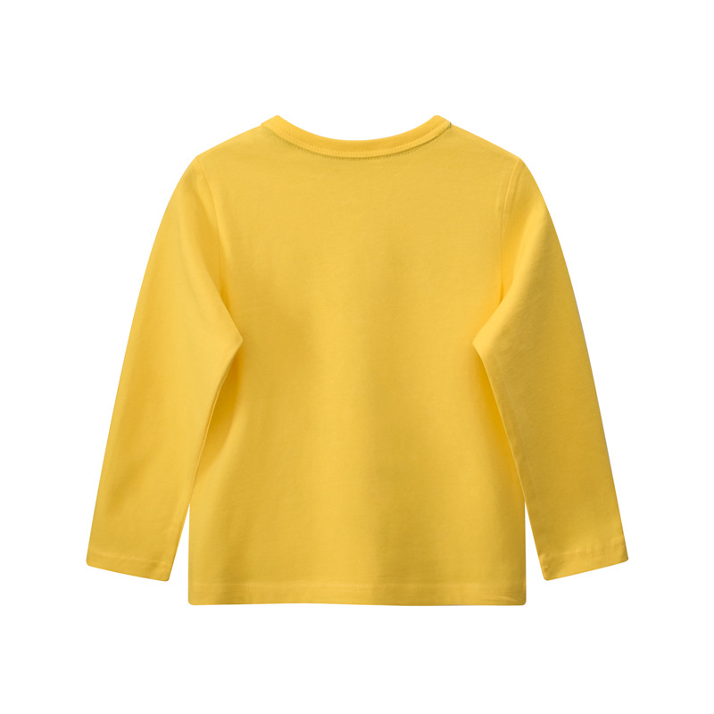 GRRR transfronteriza ropa para niños suministro en vivo 2023 otoño nuevo dinosaurio camisa de fondo Camiseta de manga larga para niños hombres y mujeres